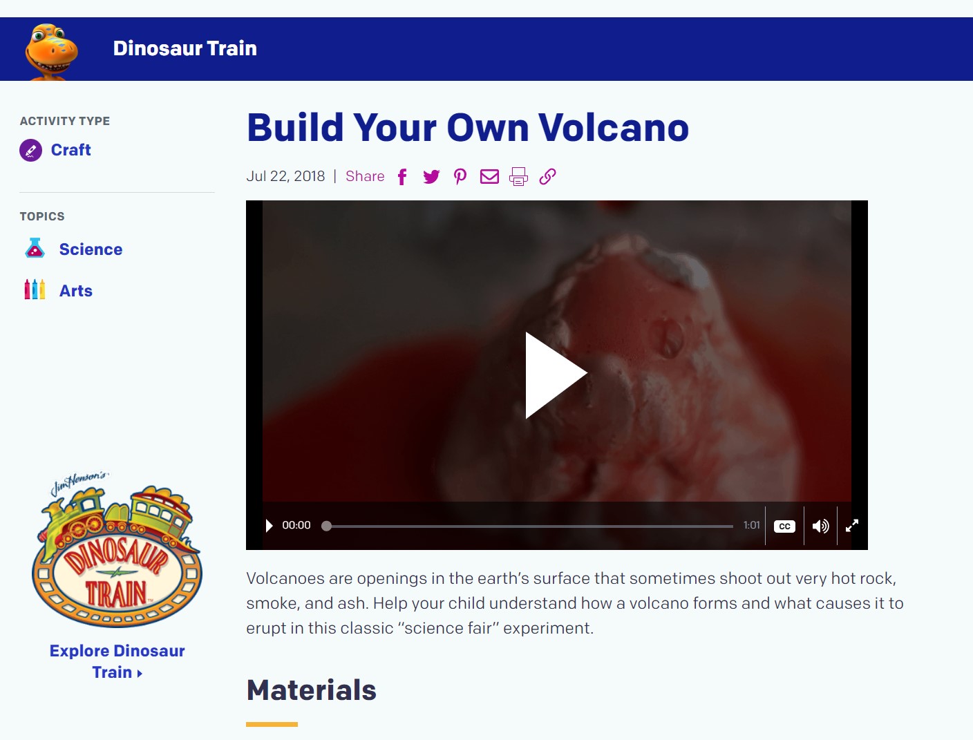 Build Your Own Volcano